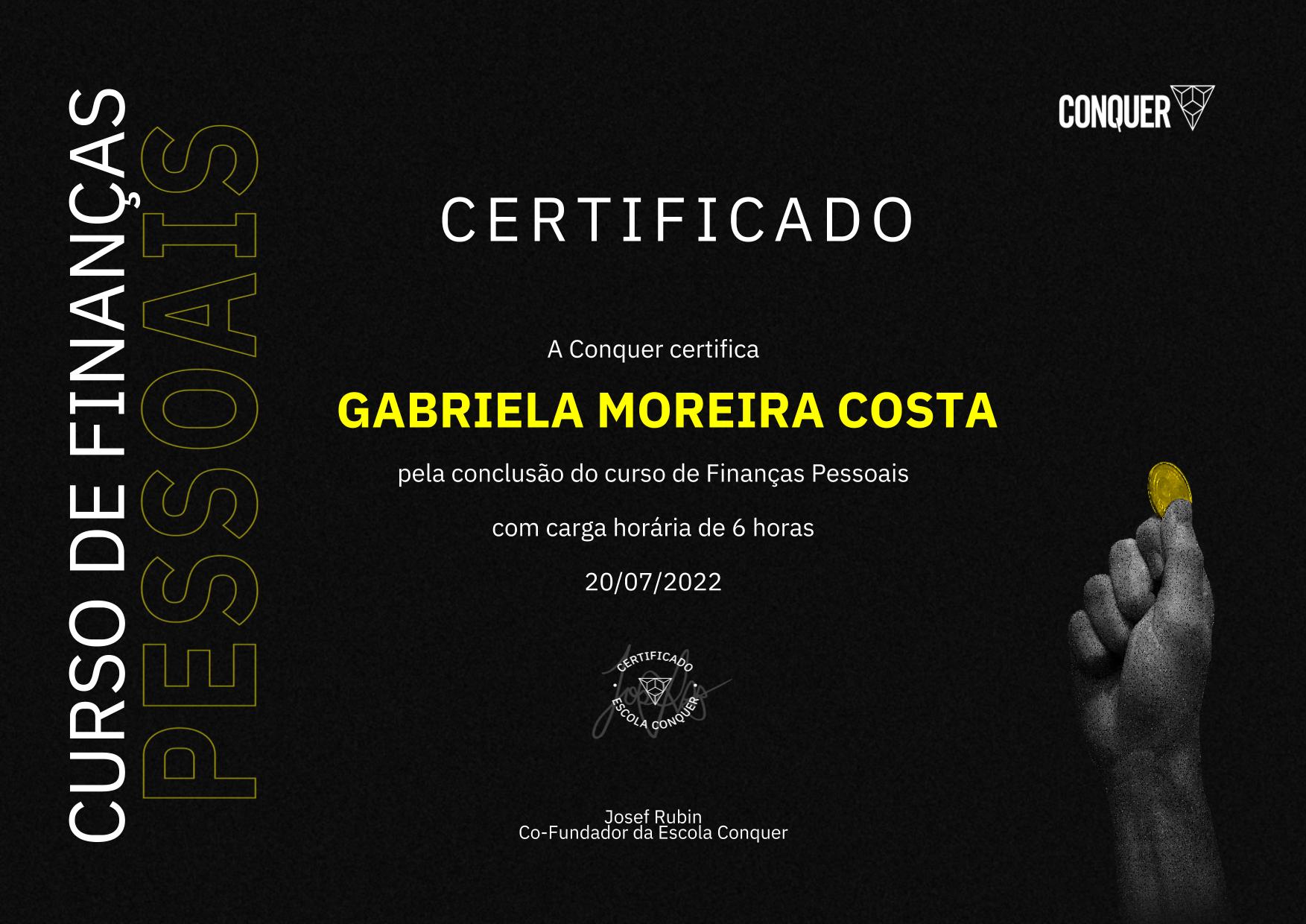 Certificado de Finanças Pessoais